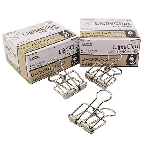 サンケーキコム リーンクリップ S LC-S20 10個入×2箱 シルバー