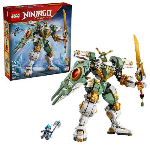 LEGO NINJAGO Lloyds Titan Mech 15th Anniversary Building Toy - Collectible Mech Set for Boys & Girls Ages 14+ - Display as Bedroom Decor - Gift for Birthdays - 71860