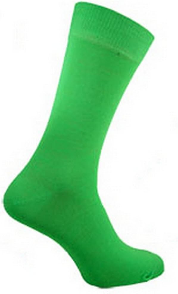 Ladies Quality Neon Teddy Girl Socks Various Colours Size 4-8 (Green)