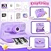 Elecoutek Kids Instant Print Camera, 30MP 1080P HD Digital Camera for Boys Girls with Color Pens & 32GB Card, Christmas Birthday Gifts Kids Toys for 3-12 Years Old (Purple)