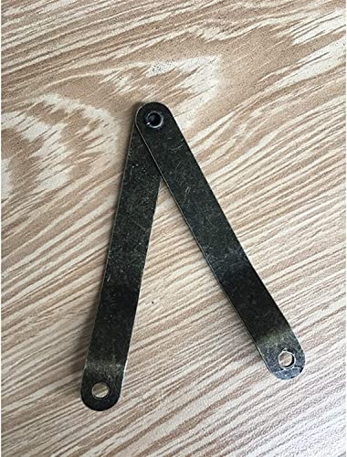 UNEGRS Hidden Hinges,Cabinet Hinges,Cabinet Hinges,Hidden Hinges,Butt Hinges Bronze Vintage Lid Support Hinges Stay Box Display Furniture Support Hinge,20Pcs (Size : 80x10mm) (Size : 54x10mm)