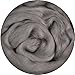 Merino Wool Roving for Felting - 1 Ounce Gray