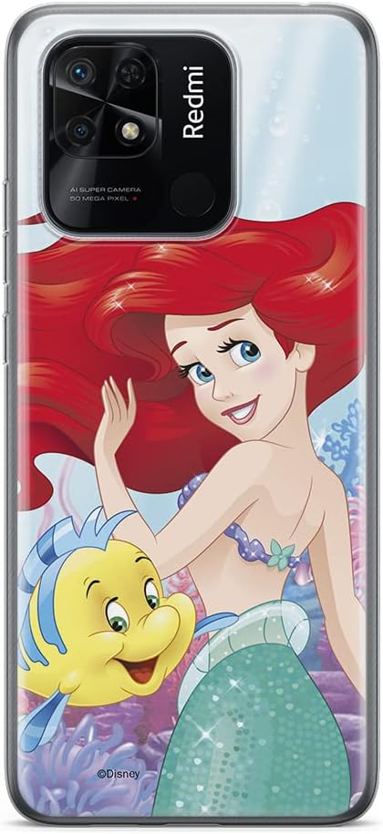 ERT GROUP Mobile Phone case for Xiaomi REDMI 10C Original and Officially Licensed Disney Pattern Ariel 007 optimally adapted to The Shape of The Mobile Phone, case Made of TPU