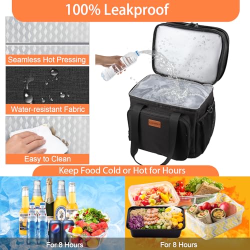 GLENKEY Expandable Leakproof Cooler Bag