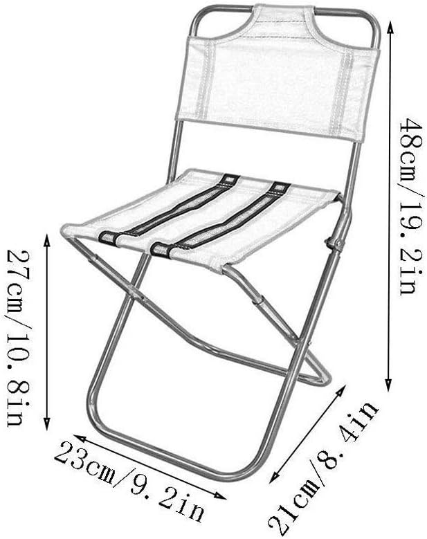 Folding Camping Stool, Portable Seat for Outdoor Fishing Sporting/Red