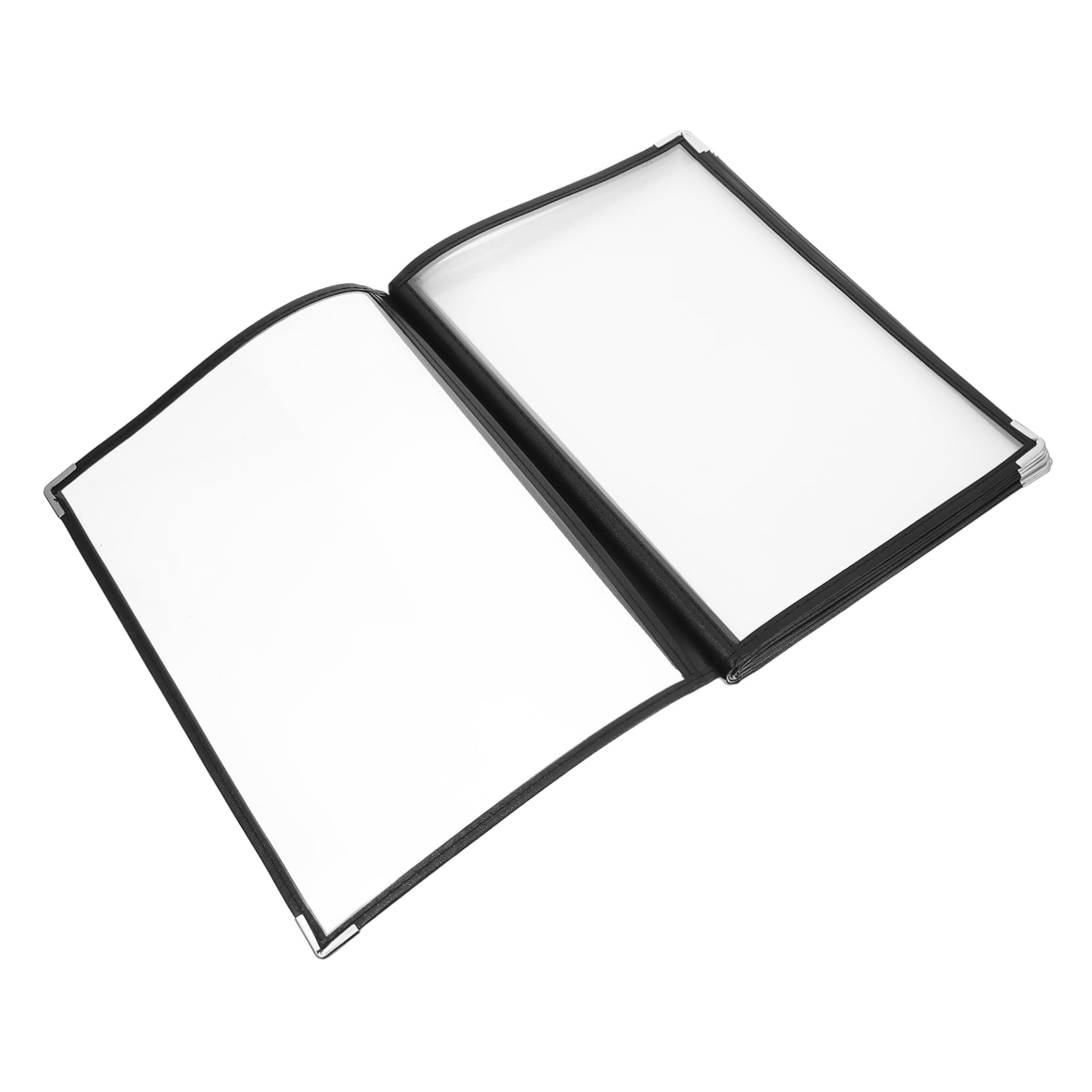 Cabilock Portamenù in Pvc Trasparente 10 Pagine, 20 Facciate, per Bar e Ristoranti, Protezione Menu e Ordine Efficiente