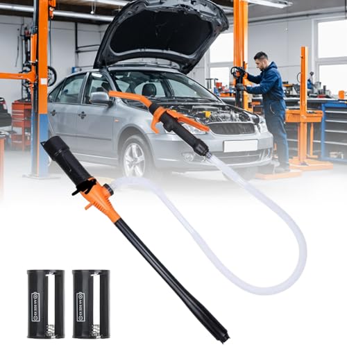 Bomba de sifón eléctrica - Bomba de transferencia de agua portátil, dispensador inalámbrico | para peceras, barcos, automóviles, vehículos recreativos, generadores, cortacésped, transmisión de fluidos - imagen 3