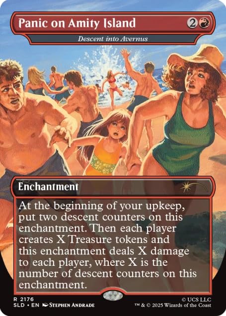 Magic the Gathering Secret Lair x Jaws: Terror of Amity Island