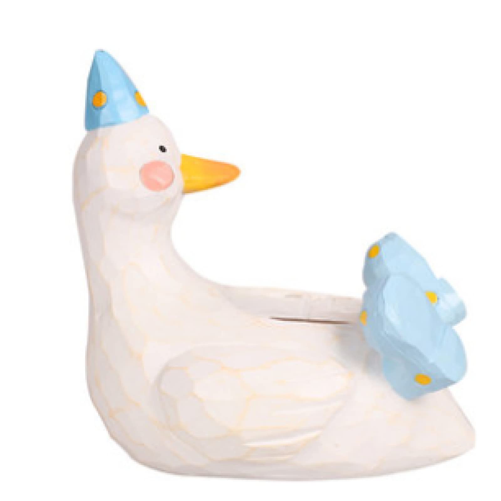 Statue Canard Fleur Pot pour Rompre la Monotonie de la Maison
