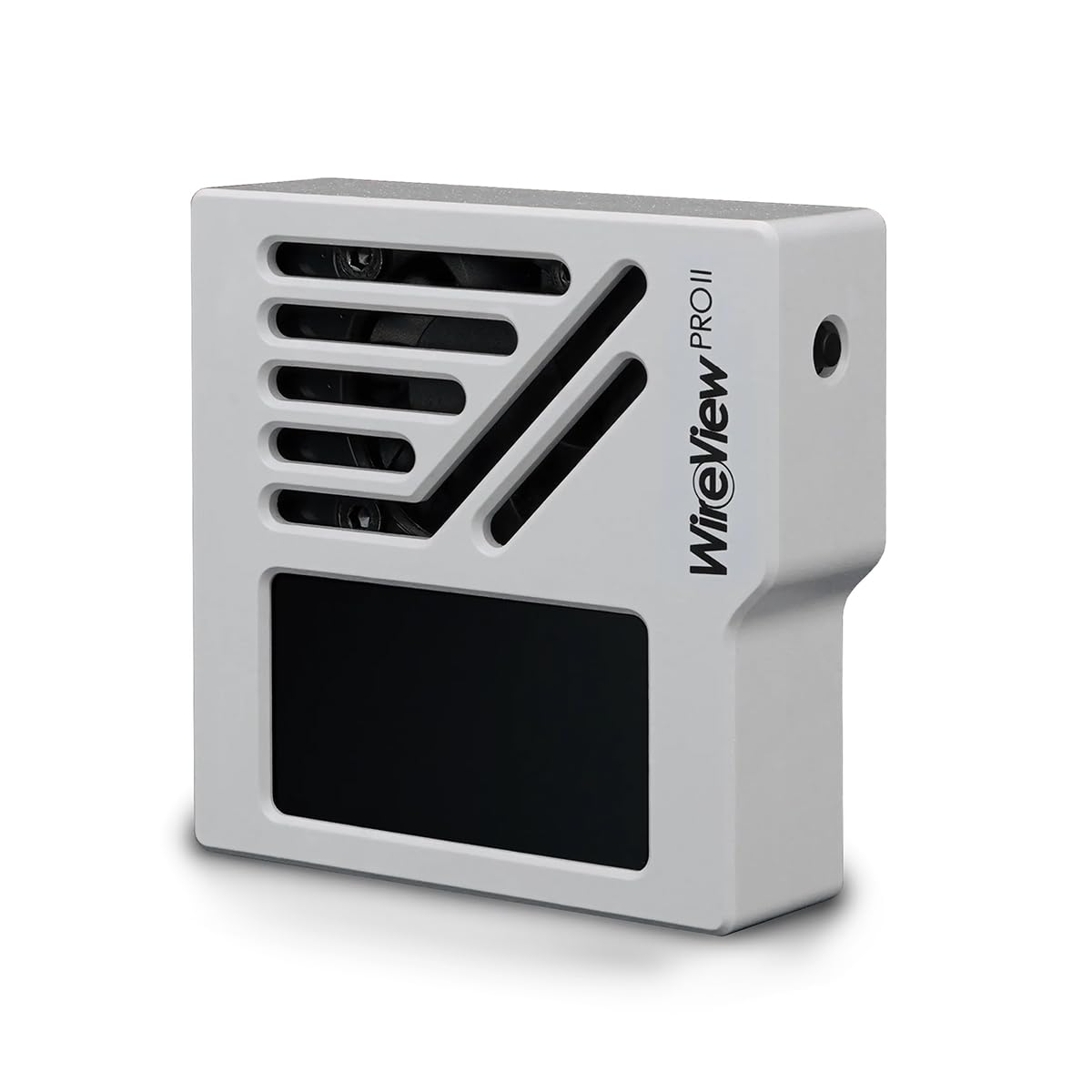 Thermal Grizzly WireView Pro II GPU - Dispositivo di monitoraggio GPU per schede grafiche 12V-2x6 e 12VHPWR con monitoraggio corrente per pin, display TFT-IPS e instradamento dei cavi a 90 gradi