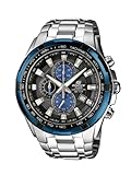 Casio Herren-Armbanduhr XL Edifice Analog Quarz Edelstahl EF-539D-1A2VEF