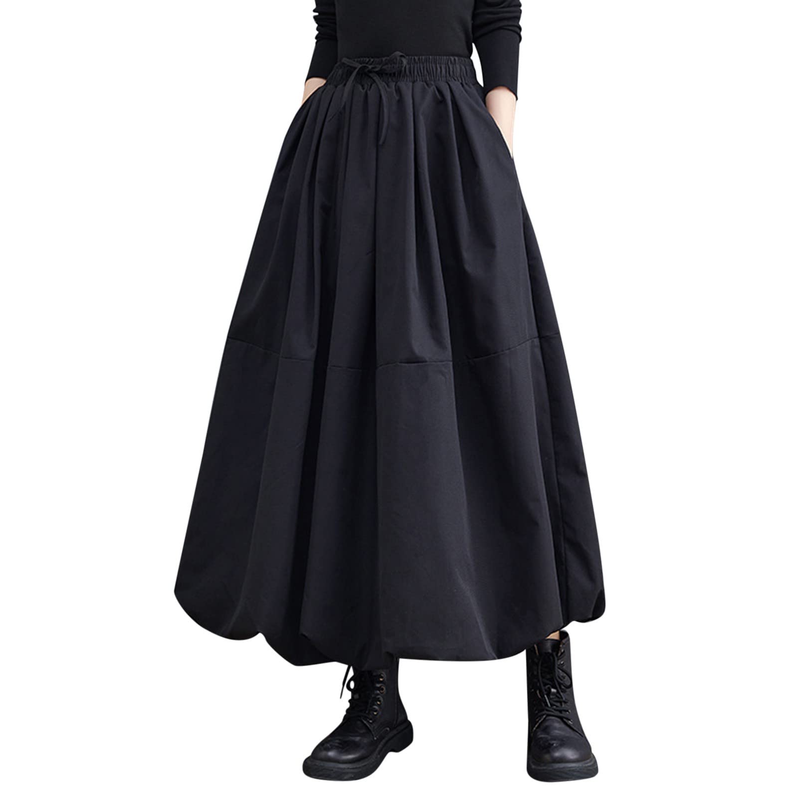 Cocila Jupes Longue Femmes Taille Haute Noire pour avec Poches éLastiques Tulle Tutu Blanc Tulle Fille Halloween Rose Orange Blanche Danse Classique Dentelle Satin