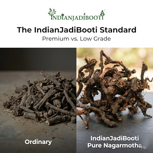 Image of IndianJadiBooti Nagarmotha Roots | Mustak - Cyperus Rotundus - Tunga Gaddalu (3 Packs of 900 Grams)