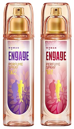 Image of Engage W1 Oriental Perfume Spray For Women, 120Ml And W2 Perfume Spray For Women, 120Ml