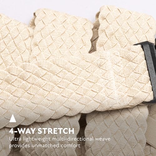 Image of Arcade Belts Futureweave Braided Woven Belt for Men and Women, 4 Way Stretch Elastic, Metal Free Buckle, Unisex