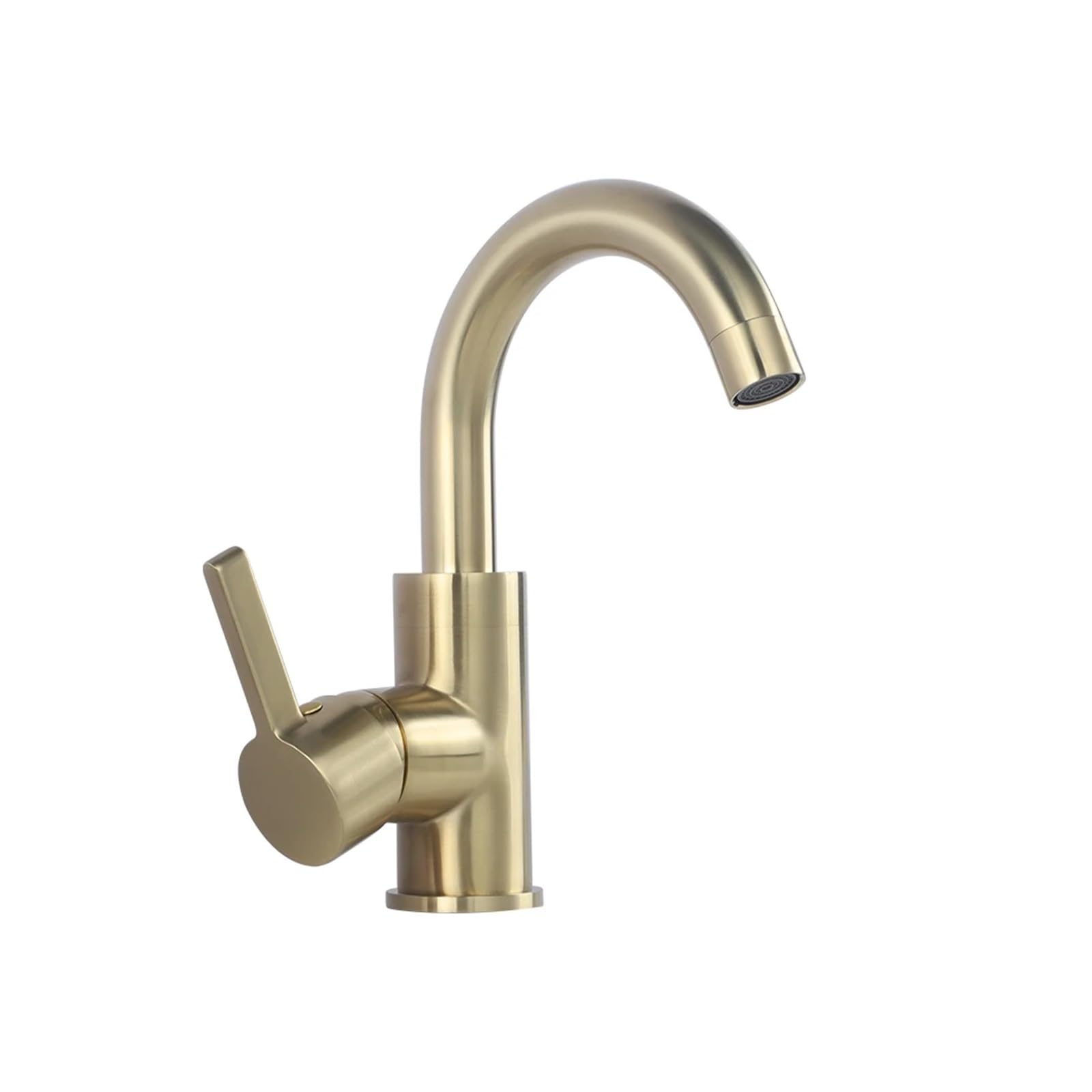 Robinet de lavabo en laiton orientable, design haut de gamme sur comptoir