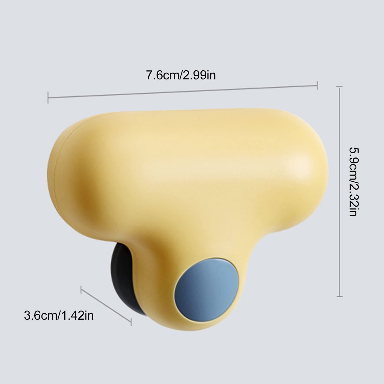 Rasquetas para Ducha, Limpiacristales de Ducha con Ventosas ABS TPR 7,6x5,9x3,6 cm