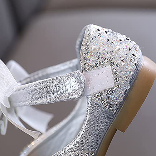 Girls' Sandals Korean Edition Little Girls' Pearl Open Toed Princess Shoes Little Medium And Big Girl Shoes Size 112