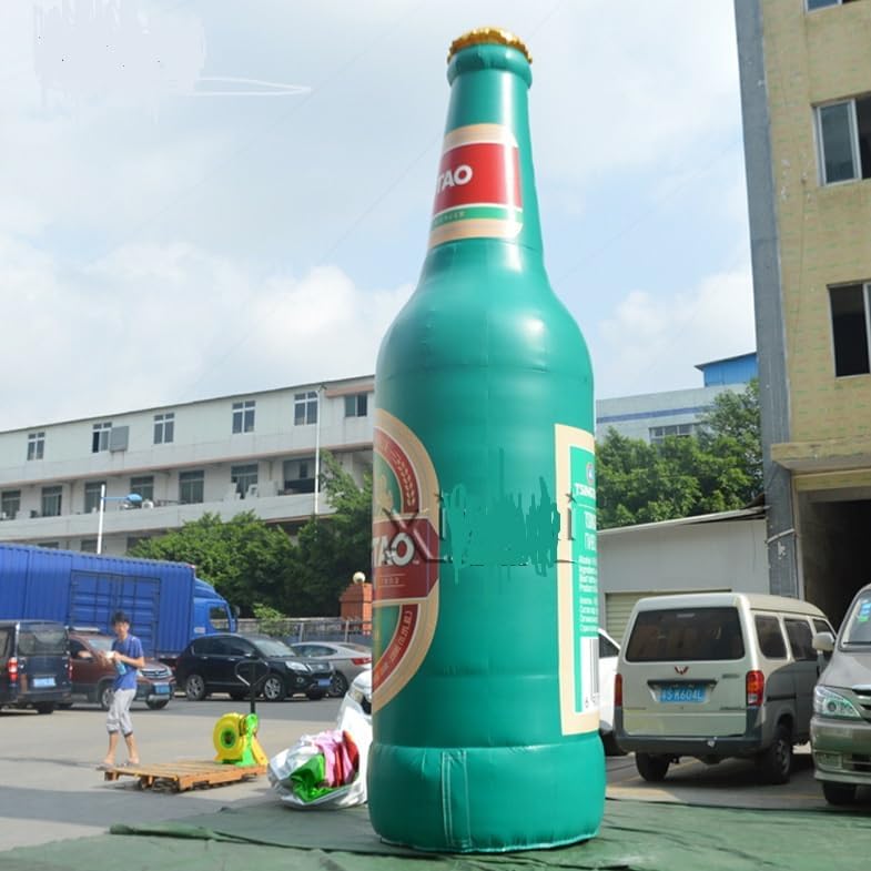20ft high Advertising Inflatable beer bottle Festival Customized Model for Show and Display ads