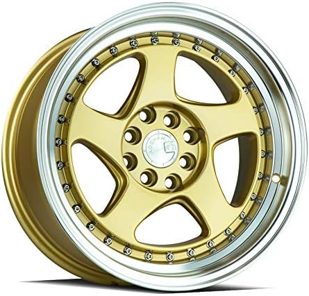 AODHAN AH01 17X9 4x100/114.3 ET25 GOLD MACHINED LIP