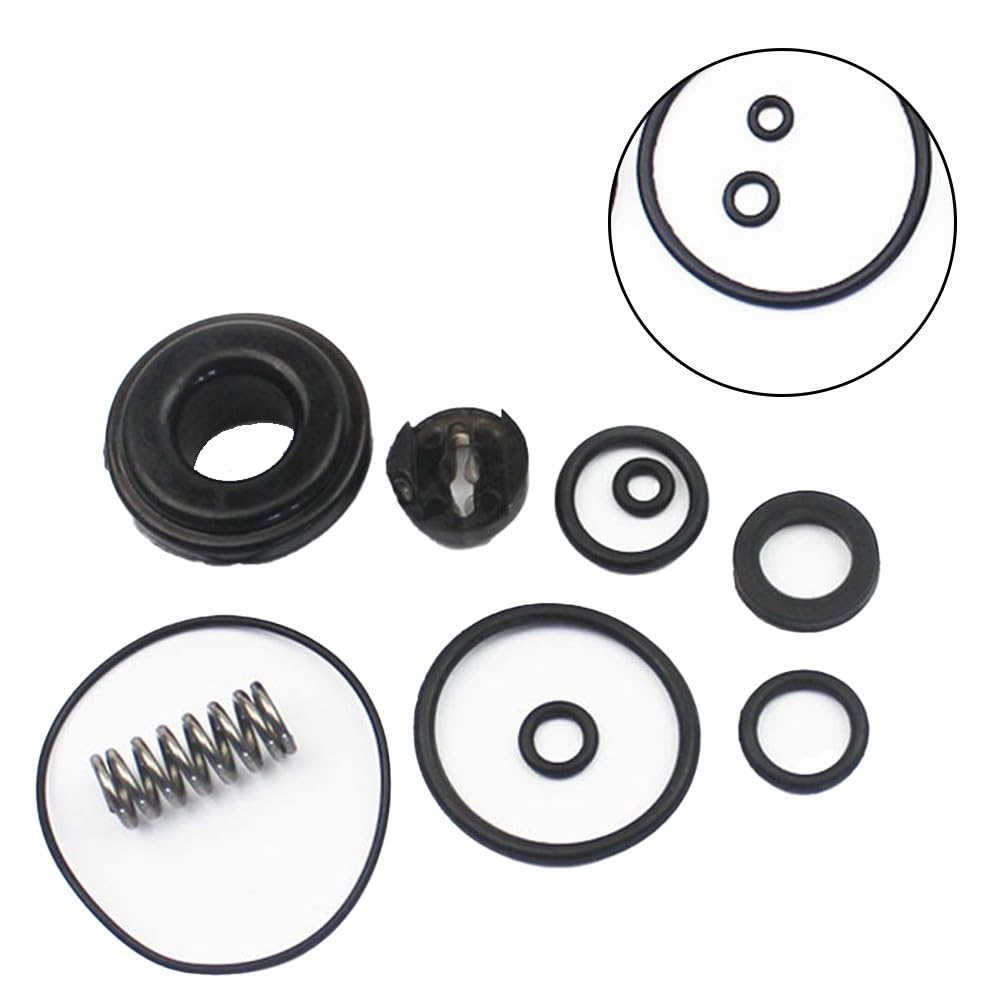 Kit de accesorios de clavadora neumática compatible con clavadoras neumáticas T50 T64 F30 P625 1013, incluyendo sellos de goma y metal (C)