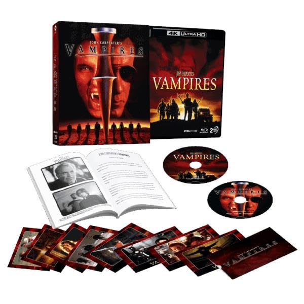 John Carpenter’s Vampires (1998) – 4K UHD + Blu-ray Limited Edition 3D Lenticular Hardcase + Booklet + Art Cards