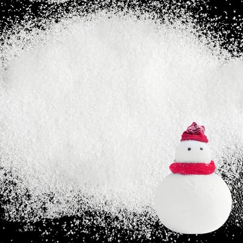 Bandada de nieve artificial de gran realismo para decoración navideña 4