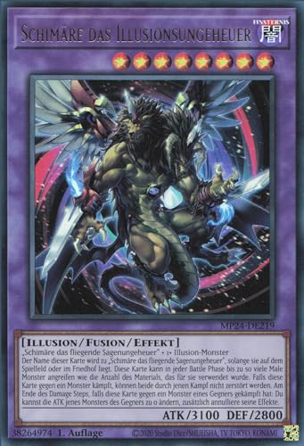 Schimäre das Illusionsungeheuer MP24-DE219 Ultra Rare Deutsch Boosterfrisch 1. Auflage - 25th Anniversary Tin: Dueling Mirrors - mit ReCollectibles-Versandschutz - für Yu-Gi-Oh!