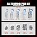 Happybuy Helicoil Thread Repair Kit, 131-Piece SAE HSS Drill Helicoil Repair Kit, 1/4
