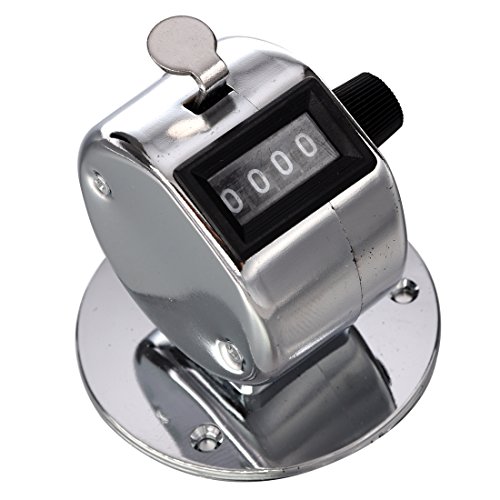 Toogoo(R) contatore manuale, a scatto, a 4 cifre