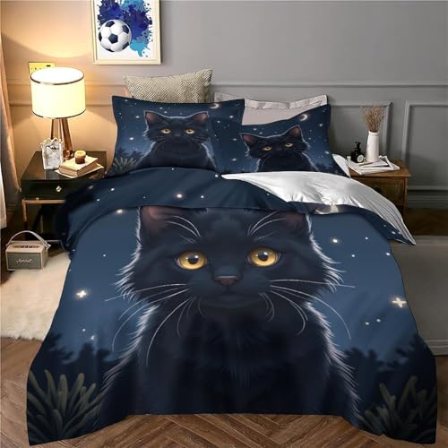 Housse de couette ours hypoallergénique et super douce en microfibre résistante 3D - 6