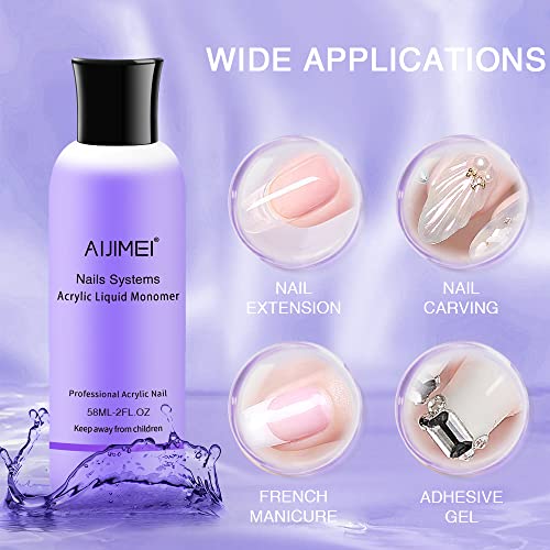 Acrylic Monomer & Brush Cleaner, 58 ml, Nail Kit miniatura 3