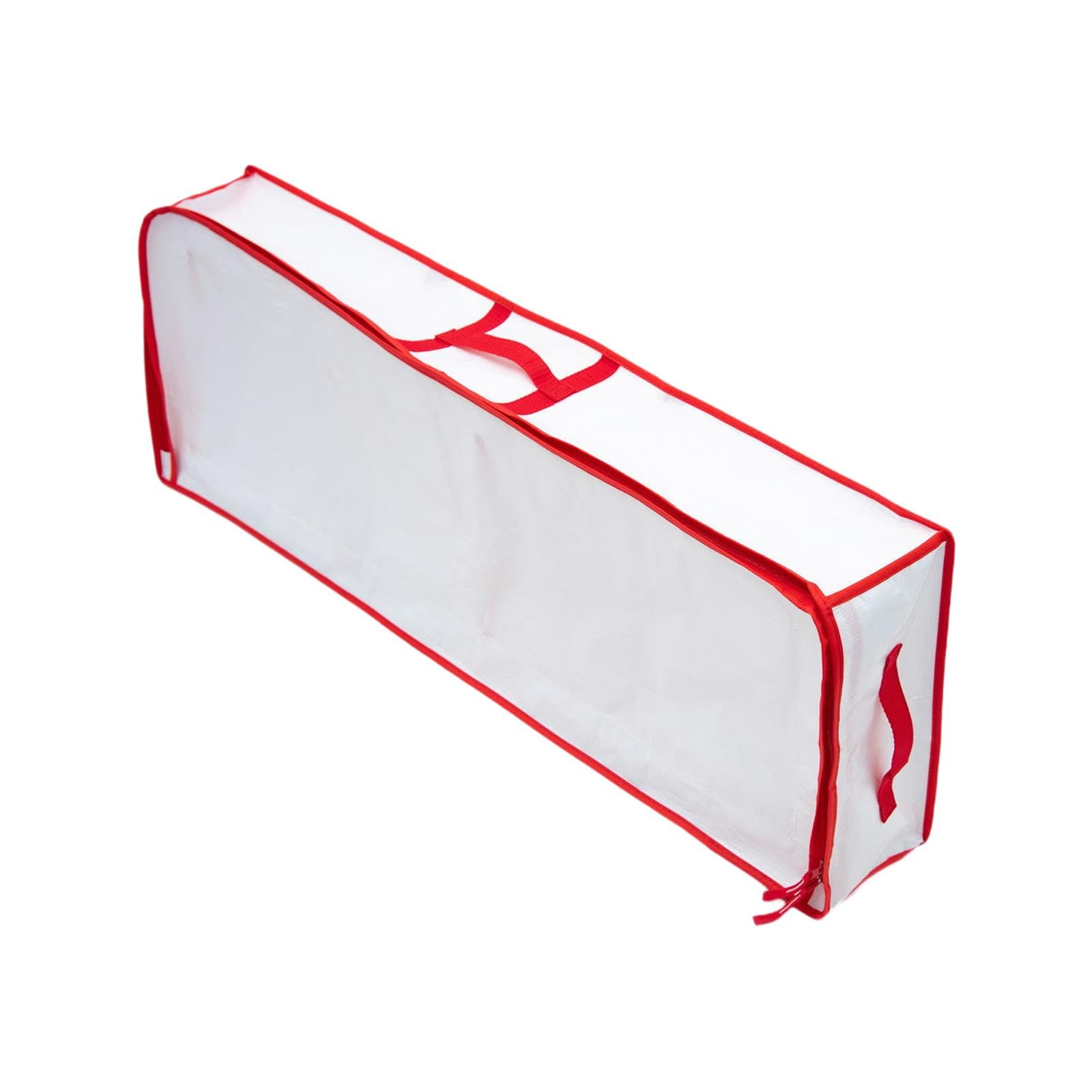 Christmas Wrapping Paper Storage Bag Tear Resistant Under Bed Storage Box White-image-43