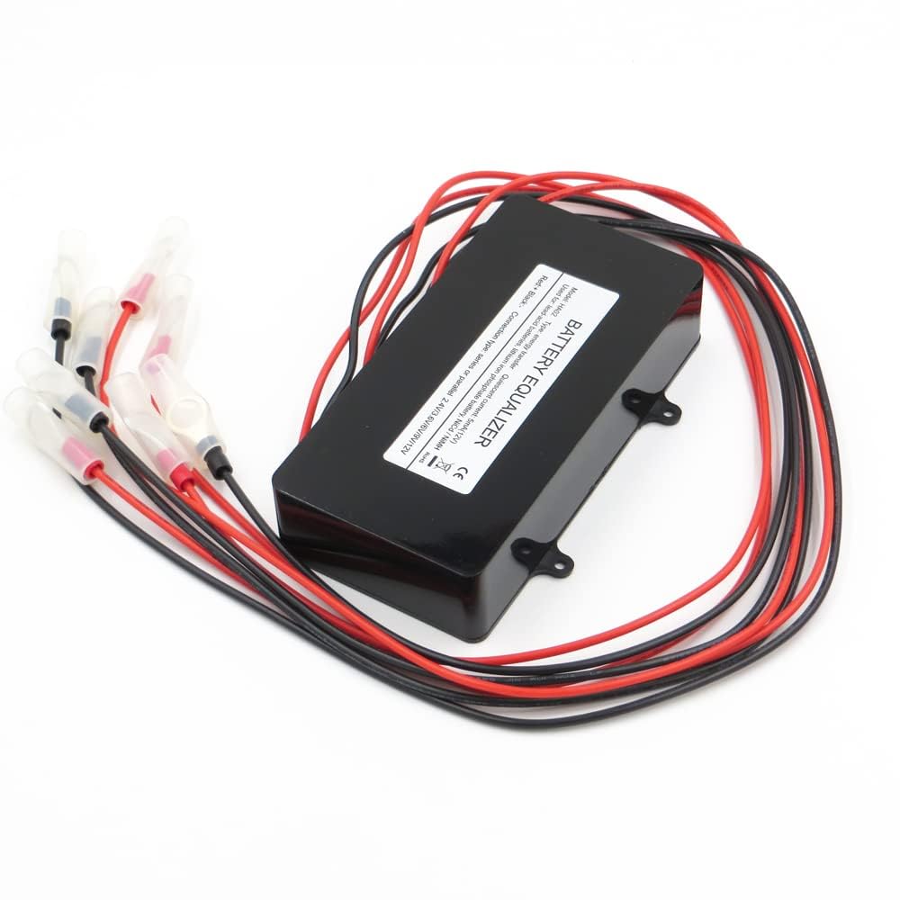 Battery Equalizer HA02 48V Batteries Voltage 4 x 12V DC Inverter Balancer Lead Acid Battery Charger Regulators Connected Series (4 X 12V)