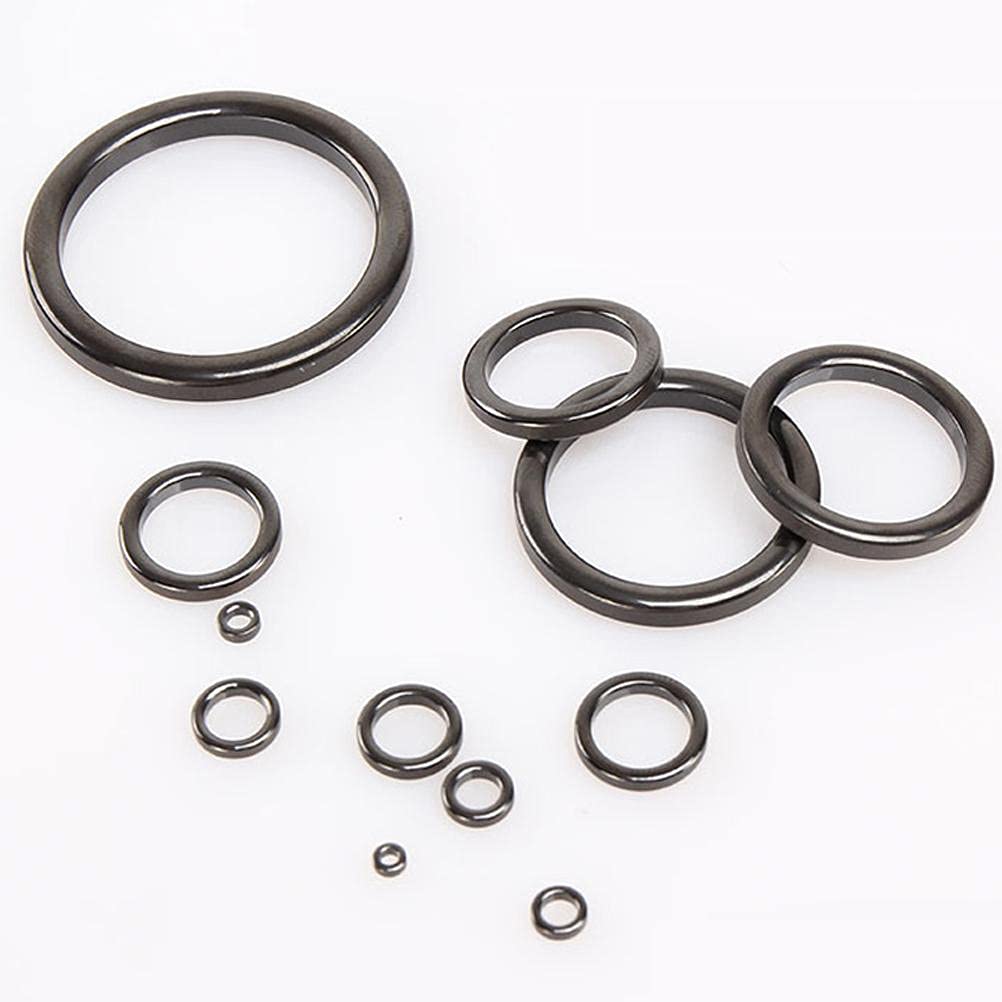 HUSHUI Fishing Rod Guides Repair Kit,24PCS Fishing Rod Repair Kit Rod Tip Repair Kit Ceramic Guide Ring 12 Sizes Rod Eye Replacement Kit - Image 3