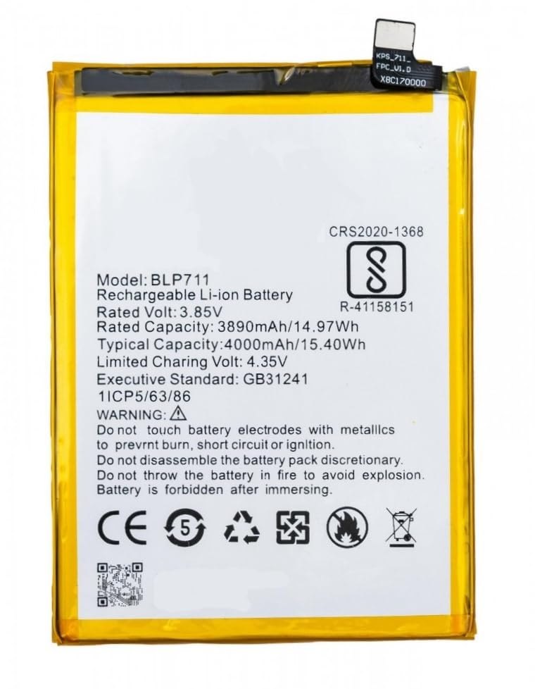 Image of Original BLP711 Mobile Replacement Part for Oppo A1K Replacement Part (with 3 Months Warranty by Naru)