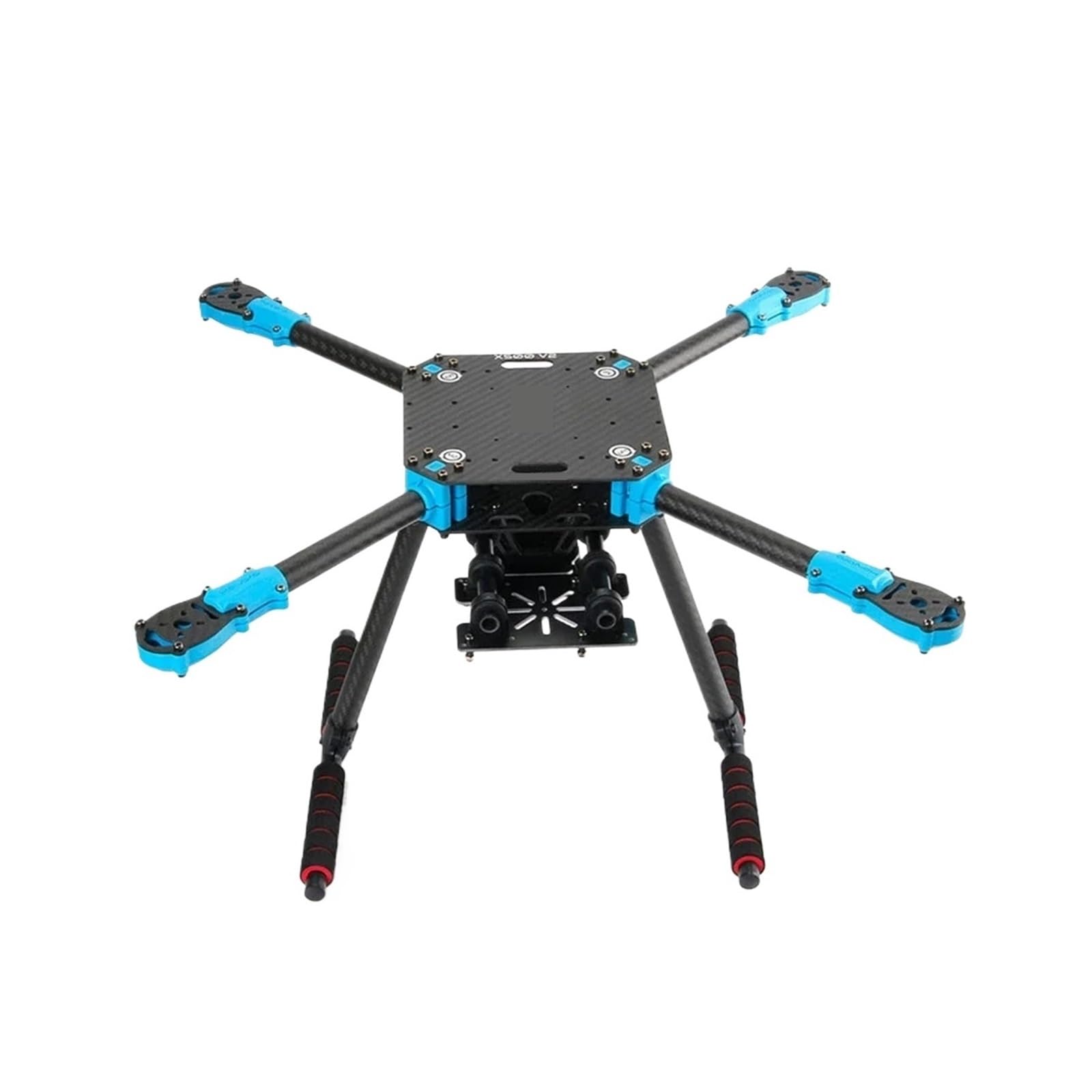 Kit de marco, compatible con HolyBro, X500 V2 500mm ARF | Cuerpo de fibra de carbono 144x144mm, 2mm, tren de aterrizaje 215mm, 610g(X500 V2 Frame Kit)