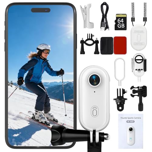 4K Thumb Action Camera - Waterproof Sports Camera