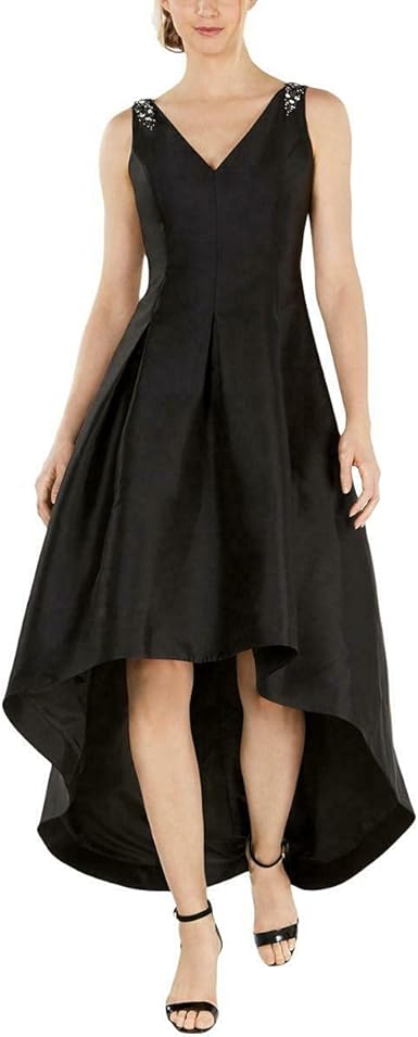 Calvin klein black high low dress Clearance