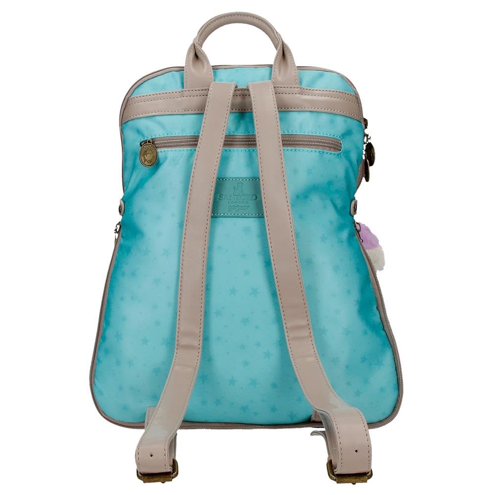 Gorjuss Santoro A whispered key, mochila casual, fabricada en Nylon, bolsillo frontal. De Joumma Bags