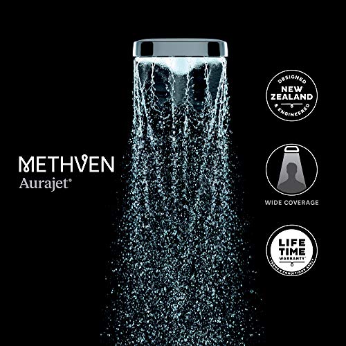 Methven Rua Detachable Hand Held Shower Head With High Pressure Jets, Hose, And Adjustable Arm Mount | Water Saving & High Pressure Spray Technology, Chrome #TOP5