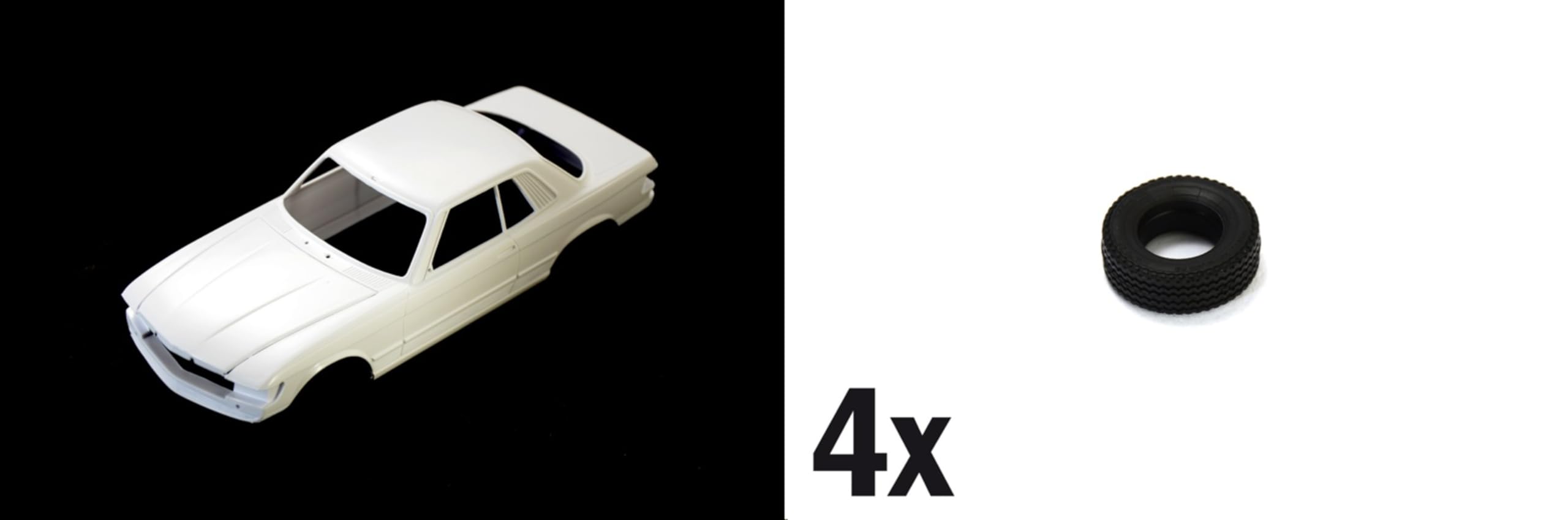 ITALERI Mercedes Benz 500 SLC Model Kit, Modello in Plastica da Montare. Scala 1:24