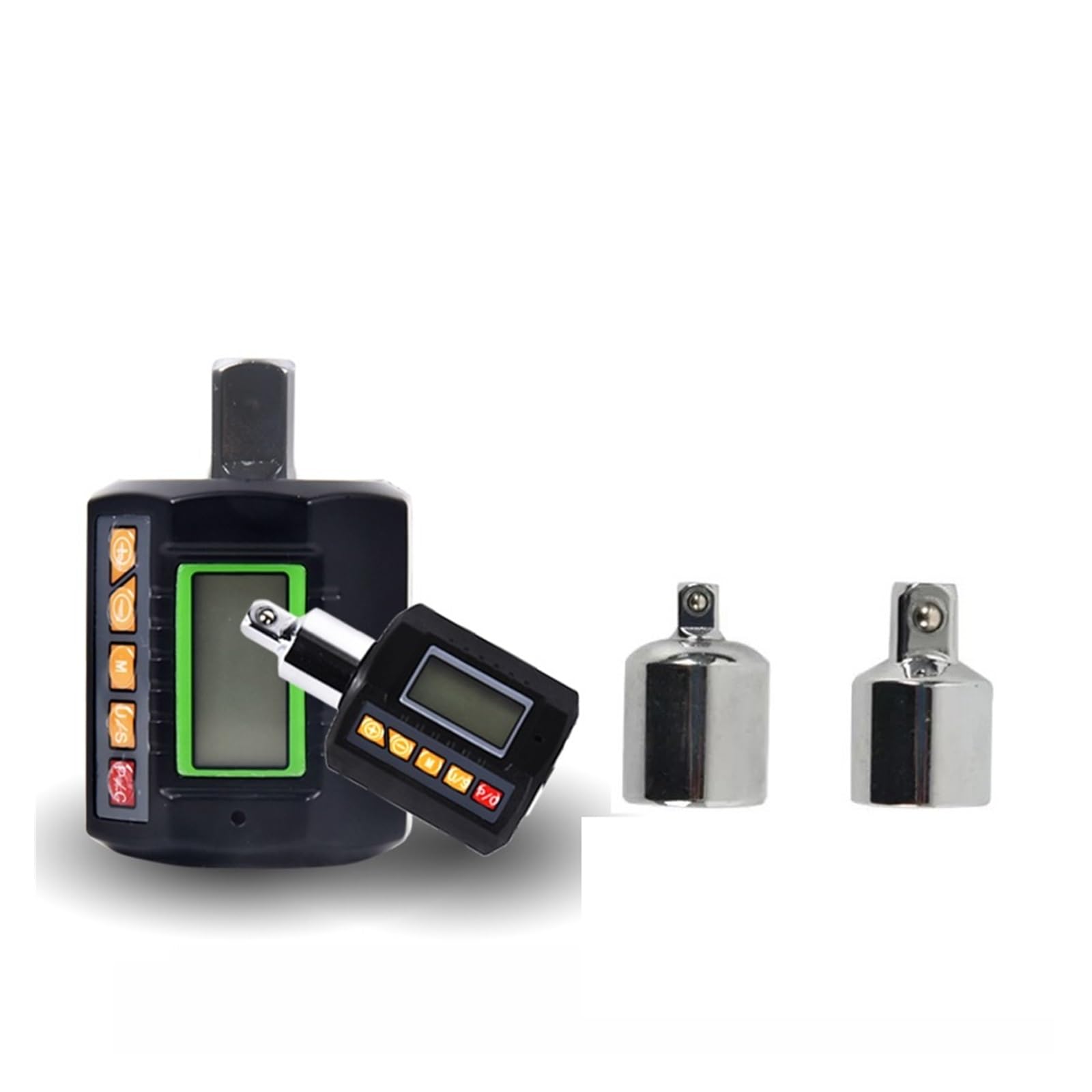 Dinamometrica Digital, Probador de Llave dinamométrica de 3 Piezas con Adaptador 3-200N.m Medidor Digital Pantalla Cabeza Bicicleta Reparación de automóviles Bicicleta(ANC-135 with Green)