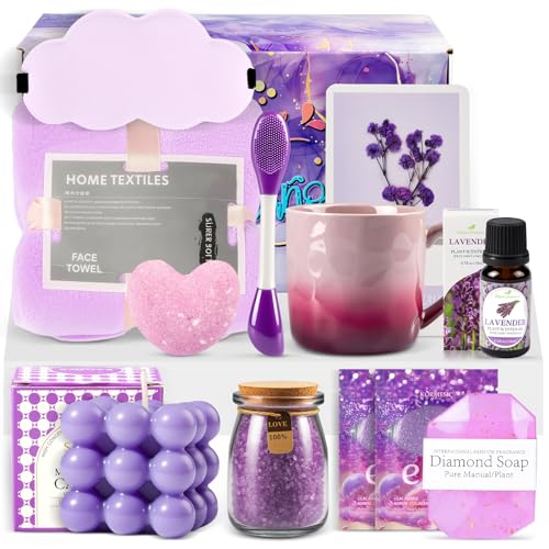 QENSPE Regalos de Cumpleaños para Mujeres - Kit de Spa...