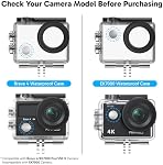 AKASO Waterproof Case for Brave 4/EK7000 Pro/V50X Action Camera. (NOT Compatible with AKASO EK7000)
