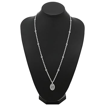 GUCCI シルバーダブルGネックレス グッチ ネックレス アクセサリー メンズ レディース ダブルG