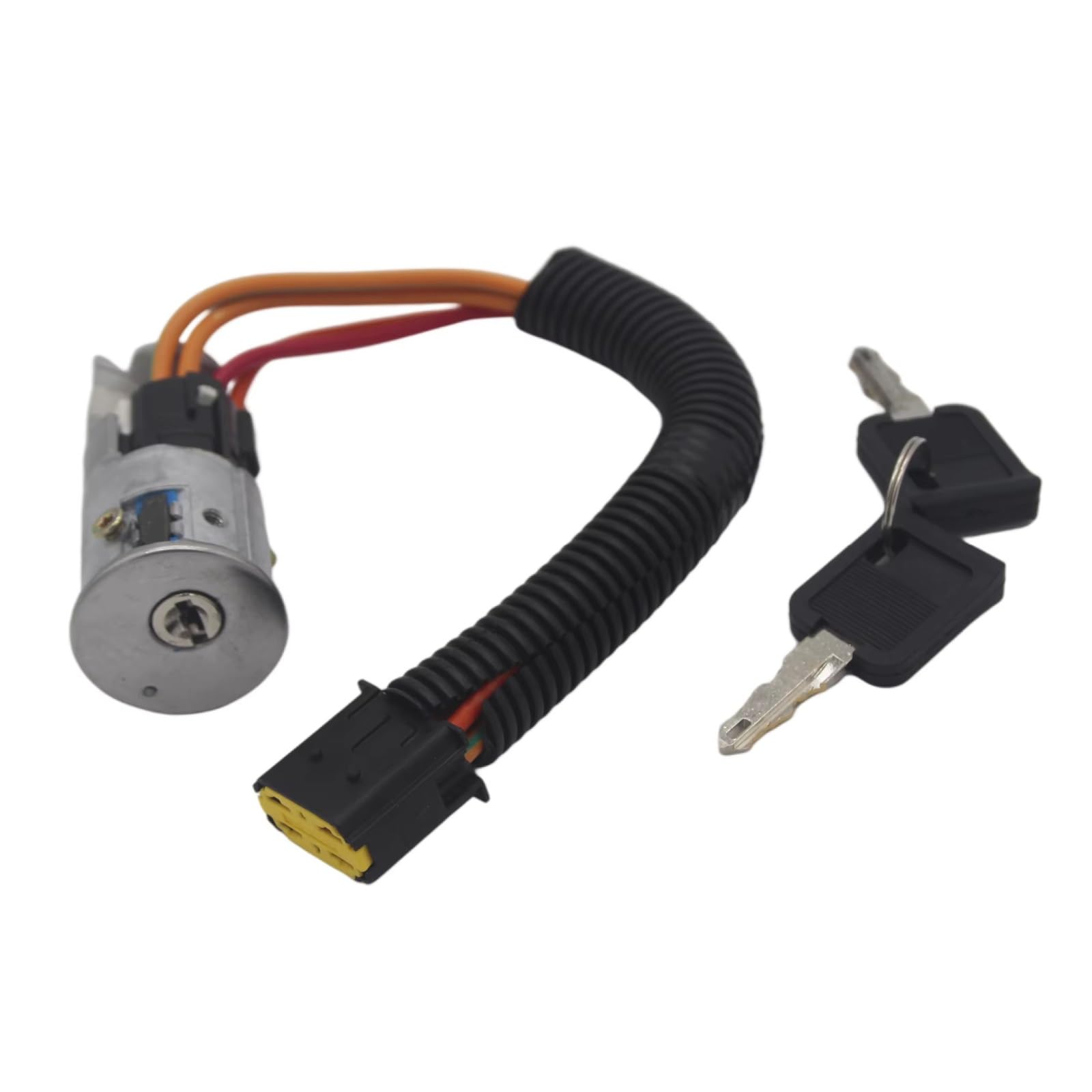 Qaliydfd One Color Ignition Lock Cylinder Compatible With Clio Mk2 1998-2005 For Megane 1998-2005 2 Key Ignition Starter Lock Switch Al133 7701469419 7701471098 7701471220