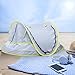 MASCARRY Baby Beach Tent, with A Brim Sun Protection Hat, Portable Baby Travel Tent UPF 50+ Infant Sun Shelters Pop Up Folding Outdoor Bed Baby Shade with Mosquito Net with 2 Pegs