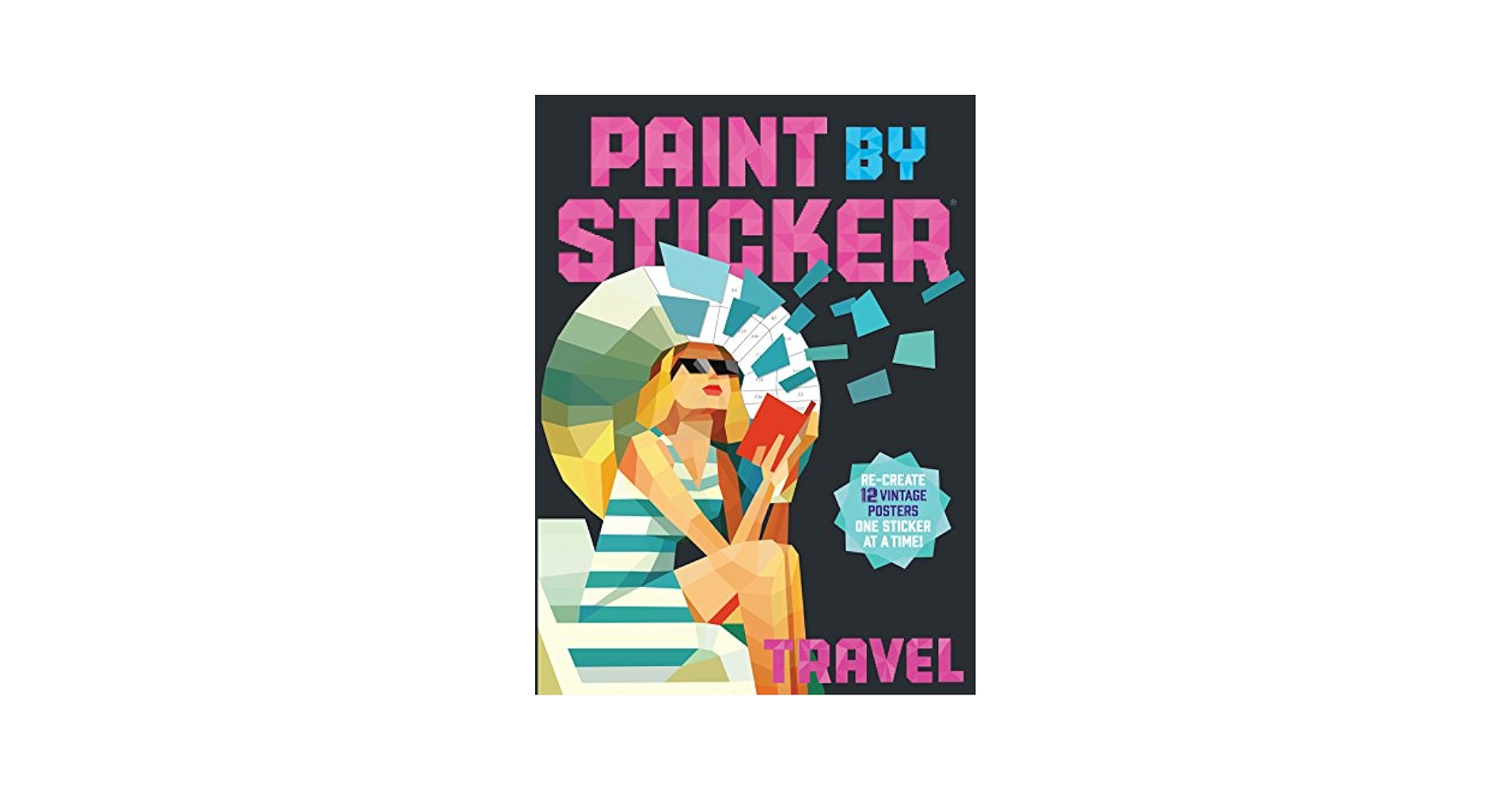 Paint by Sticker (Official): Travel: Re-create 12 Vintage