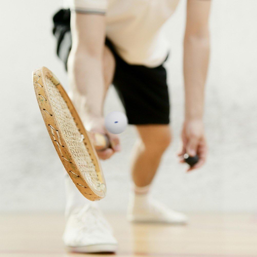 Sanfly Squashbälle 3 Stück Gummi-squashball Rot Blau Gelb Schneller Speedball